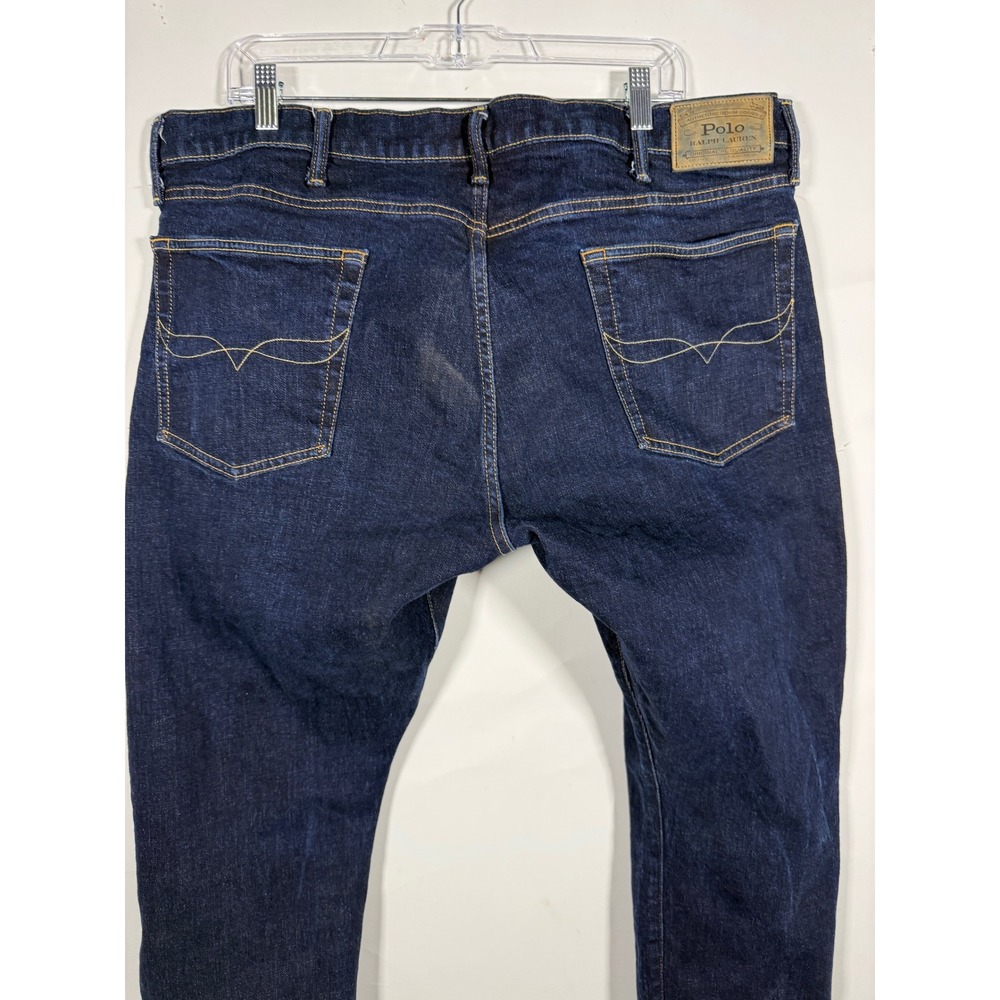 Polo Ralph Lauren Varick Slim Straight Jeans Dark Indigo Blue 40x30 RN41381